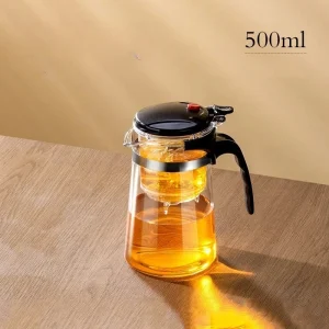 500ML Transparent Glass Teapot