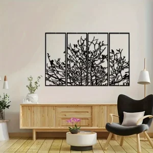 4 Panels Tree of Life Decor