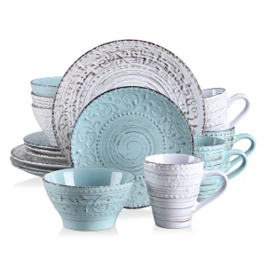 16pc Ceramic Plates Dinner Set